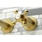 Kingston Brass KS8047BX Wall Mount Tub Faucet, Brushed Brass KS8047BX - alternate 2